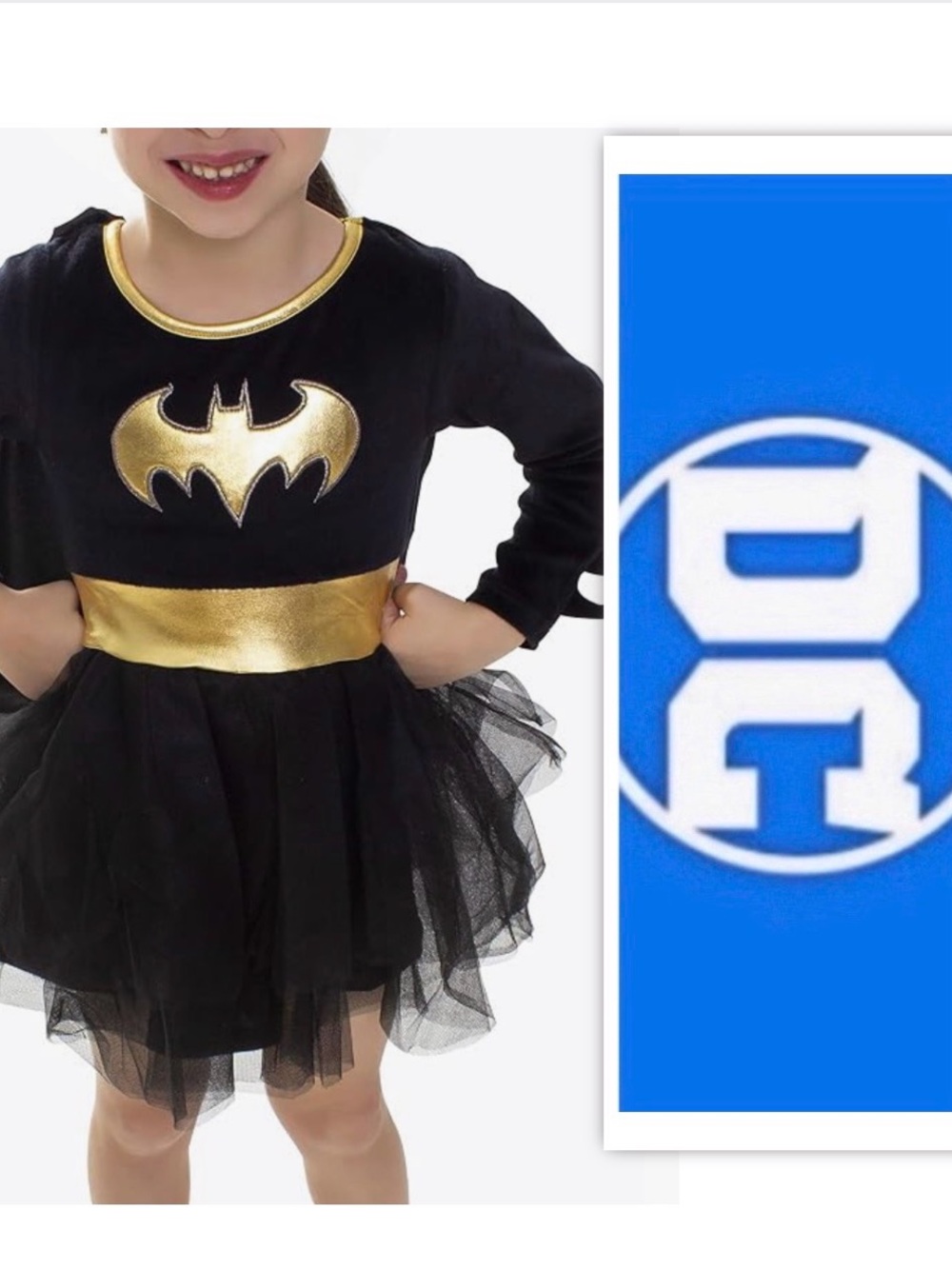 DC Comics Batgirl Toddler Costume Tutu Dress